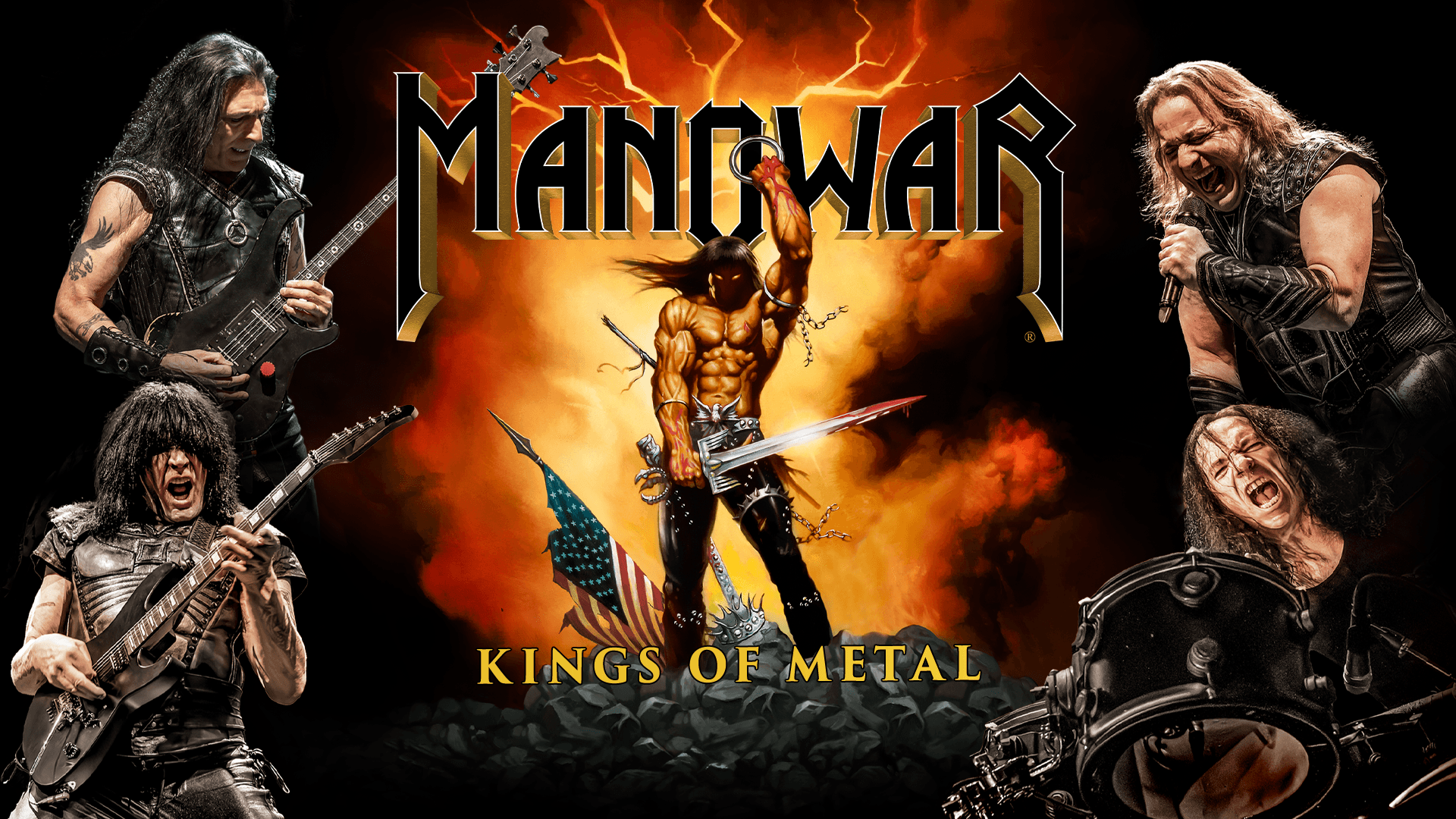 Manowar - PERFORMING ENTIRE KINGS OF METAL ALBUM + MORE