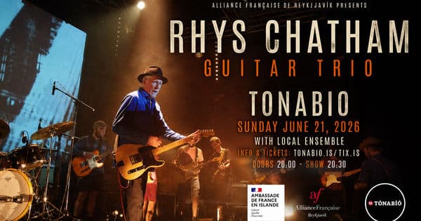 RHYS CHATHAM - GUITAR TRIO (for 11 guitars & drums) at Tónabíó