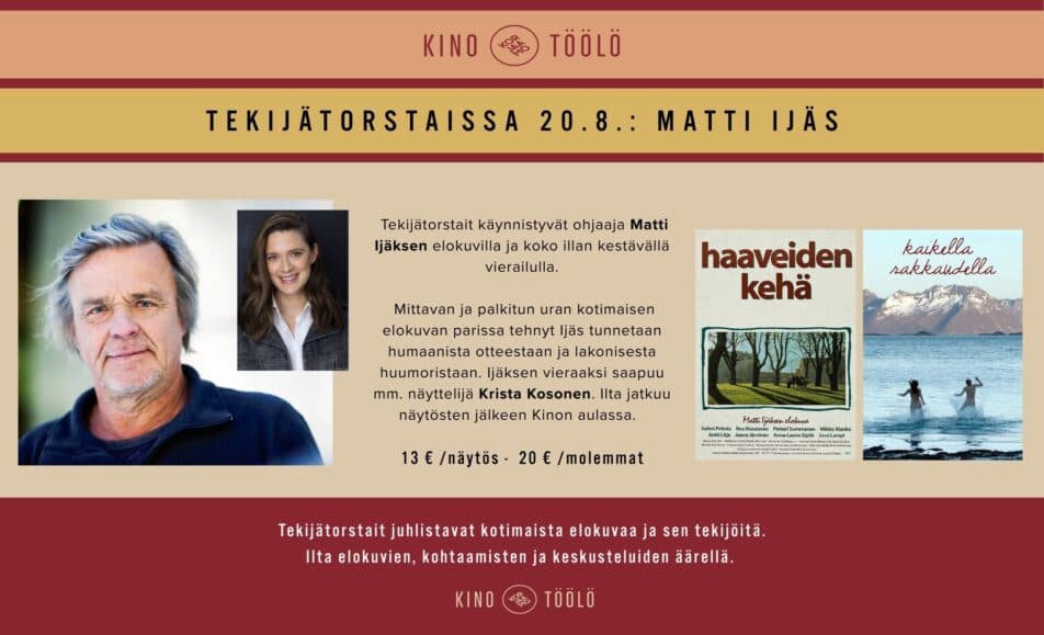 TEKIJÄTORSTAI: Matti Ijäs