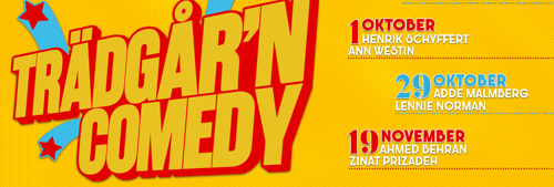 TRÄDGÅR'N COMEDY - LINDSTRÖM & MARTINSSON - 19 SEPTEMBER