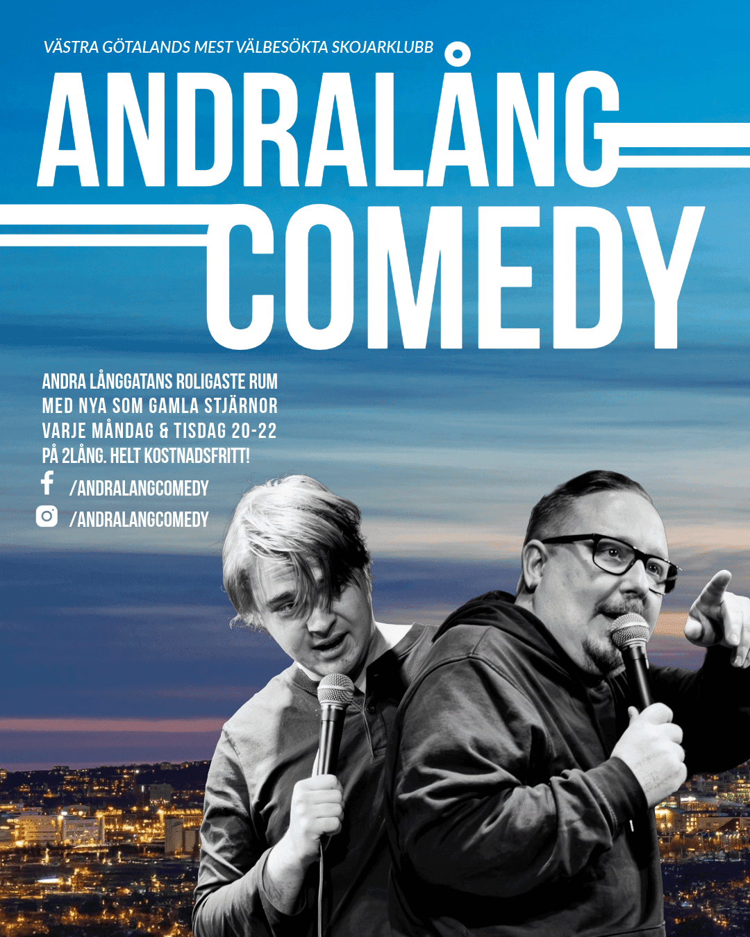 Standup – AndraLång Comedy – Fri entré